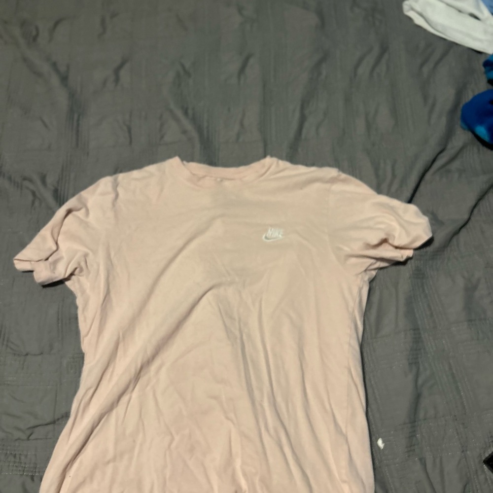 Cream Short Sleeve Crew Neck Tee